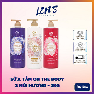 [TP HCM] Sữa tắm hương nước hoa On The Body Perfume 1000ML - 3 mùi hương - mẫu mới 2021