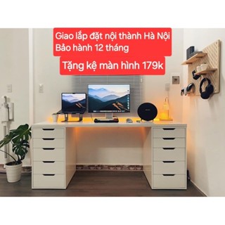Bàn Ikea 1 tủ, 2 tủ.( Cod) Lắp đặt hỏa tốc Hà Nội. Giao toàn quốc ( Tủ lắp bên nào cũng được)