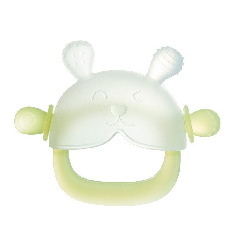 Gặm Nướu Gutykids hình mèo Cho Bé Xỏ Tay, Đồ Chơi ngậm  Chất Liệu Silicone Dễ Thương Siêu Mềm An Toàn Cho Trẻ