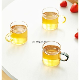 Chén Thủy Tinh Uống Trà dung tích 80 ml