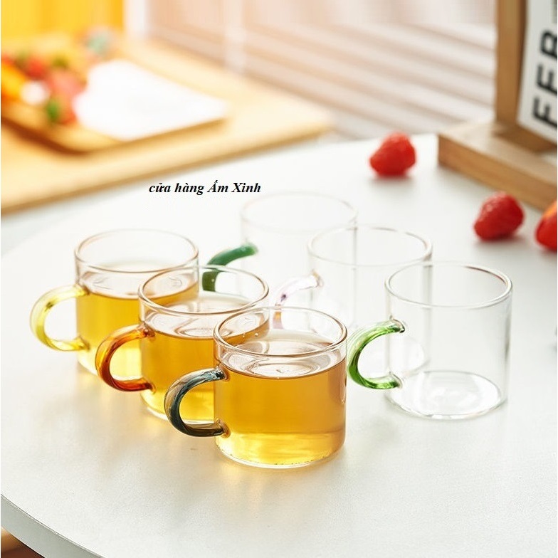 Chén Thủy Tinh Uống Trà dung tích 80 ml