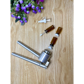 Combo 10 Chai lọ 3ml 5ml 7ml 8ml 10ml 15ml vacxin đóng nút đựng serum mỹ phẩm
