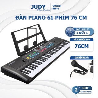  Kèm Míc  Đàn Điện Tử Đàn Piano 61 Phím Loại To 76cm Cho Bé  Mẫu 11-001  