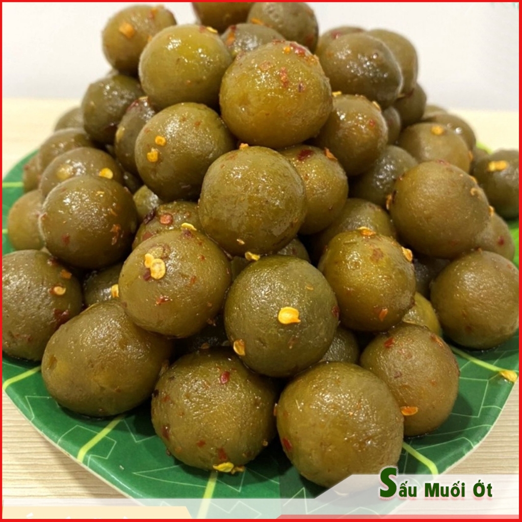 1KG QUẢ SẤU MUỐI ỚT (tặng muối)