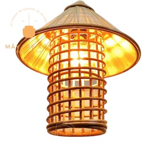 Đèn mây uốn trang trí treo thả trần