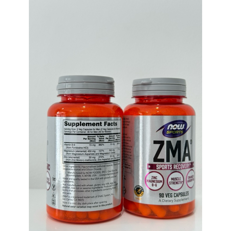 Viên Now ZMA Bổ Sung Vitamin Và Khoáng Chất Giúp Cải Thiện Giấc Ngủ Và Phục Hồi Cơ Bắp