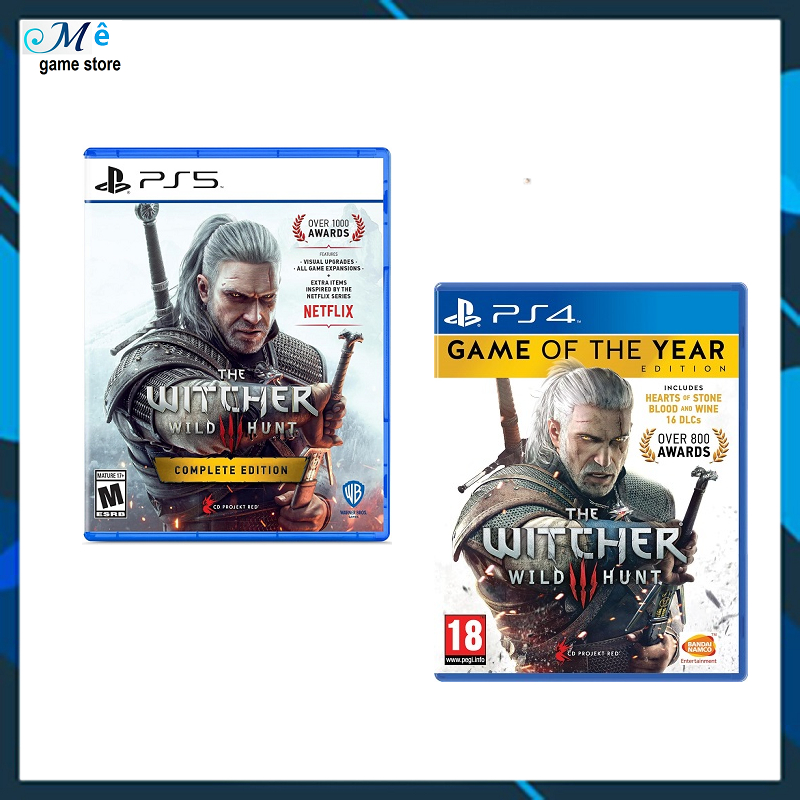 Game PS4 The Witcher 3 Wild Hunt Full DLC Game of The Year