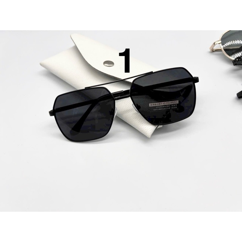 kính mát nam m2 tròng polarized gọng chắc chắn phom chữ nhật vuông