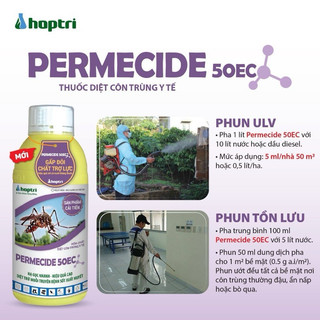 THUỐC DIỆT MUỖI, RUỒI PERMECIDE 1 LÍT