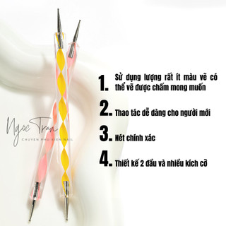 Set 5 Cây Chấm Bi Trang Trí Móng
