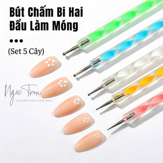 Set 5 Cây Chấm Bi Trang Trí Móng