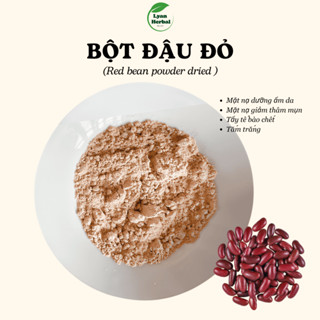  Bột Đậu Đỏ nguyên chất làm mặt nạ thiên nhiên đắp mặt tẩy tế bào chết tắm trắng body 