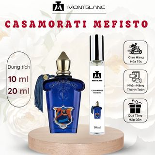 Nước hoa nam Casamorati Mefisto chai chiết 10ml Cá tính, Mạnh mẽ, Tươi mát - Montblanc Perfume