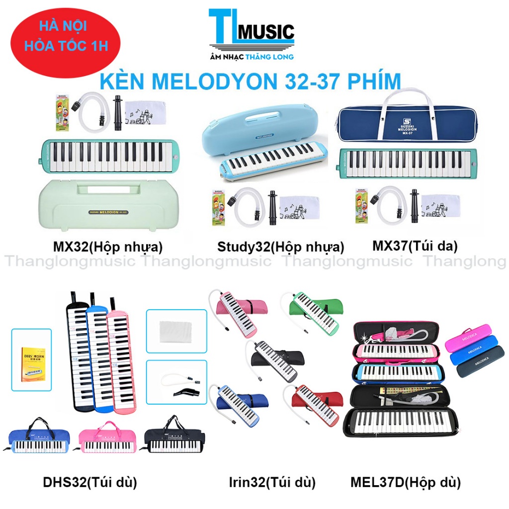 Kèn Melodion - Melodica Suzuki MX32D-STUDY 32-MX37