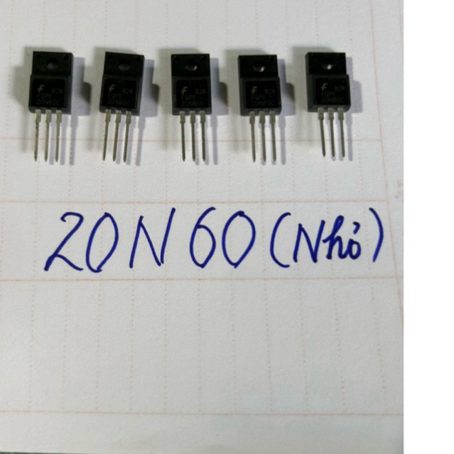 5 con     20N60    thân    nhỏ