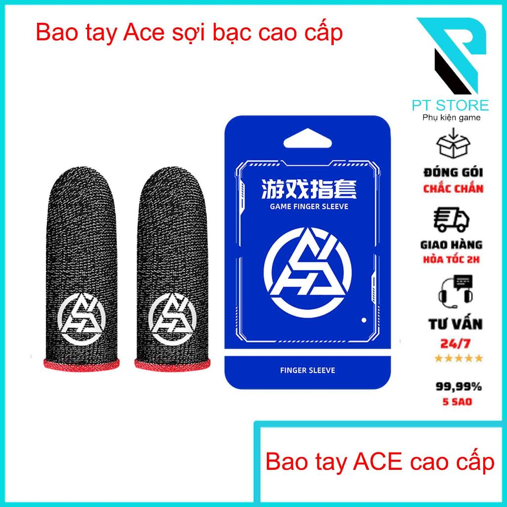 Bao tay chơi game sợi bạc cao cấp ACE - Thấm mồ hôi tay - Mượt Mà- Thoải mái - Đem đến trải nghiệm tuyệt vời