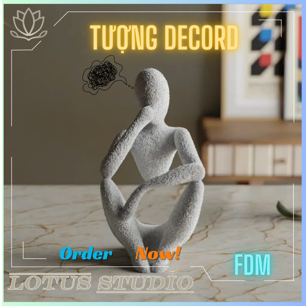 Tượng Decord Thinking / Lotus Studio