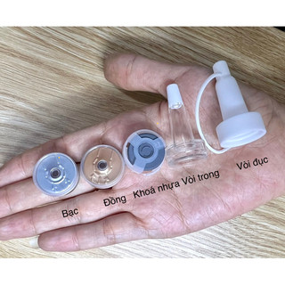 Combo 10 Chai lọ 3ml 5ml 7ml 8ml 10ml 15ml vacxin đóng nút đựng serum mỹ phẩm