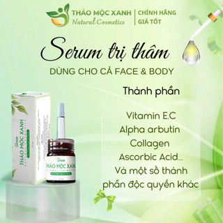 COMBO SERUM THẢO MỘC XANH 5ml (1 xanh - 1 vàng)