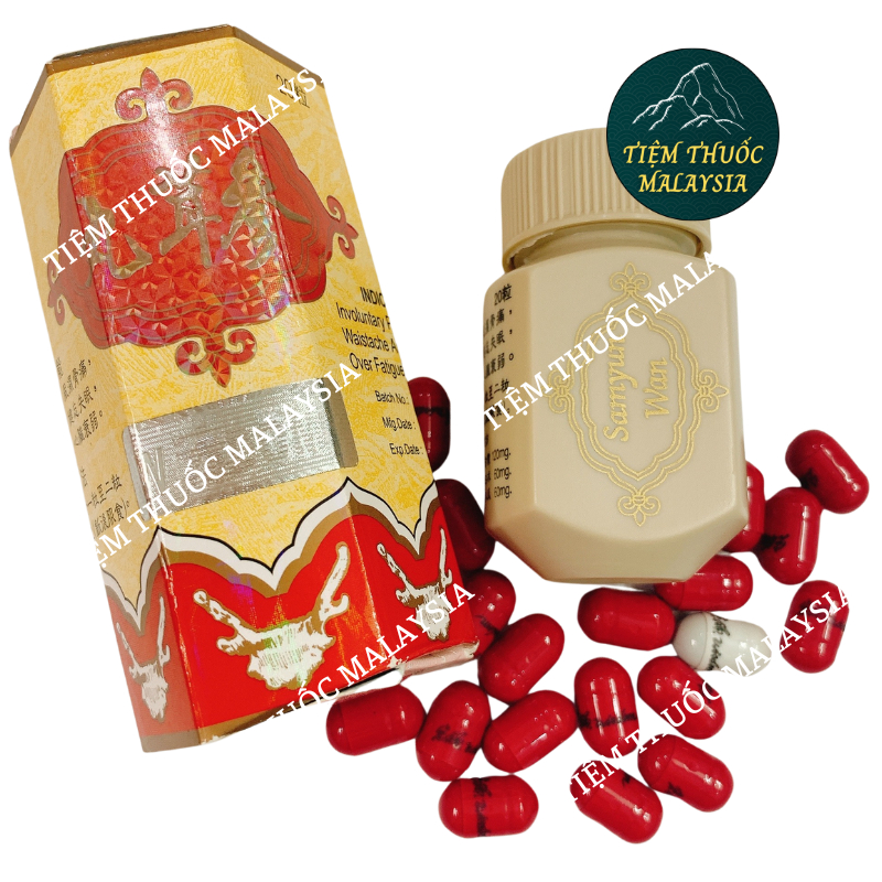 Sâm Nhung Hoàn Đỏ 20 viên - Samyun Wan (Nắp Vặn xịn)