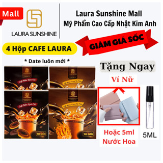 4 Hộp Cafe Laura Nhật Kim Anh (Hộp 10 gói)