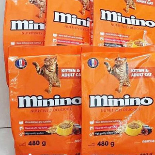 Hạt thức ăn cho mèo Minino của Pháp 480g