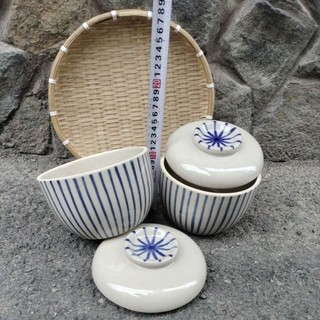 💢🌿THỐ GỐM MẪU VẼ SỌC 30 (15CM) 👍😋(Thố cơm làm từ đất sét Cao Lanh)🍃