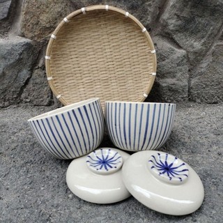 💢🌿THỐ GỐM MẪU VẼ SỌC 30 (15CM) 👍😋(Thố cơm làm từ đất sét Cao Lanh)🍃