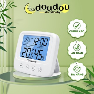 Nhiệt kế phòng, nhiệt ẩm kế, máy đo nhiệt độ phòng ngủ, đo độ ẩm điện tử cho bé chính xác