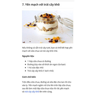 Yến mạch nướng mật ong