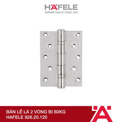 Bản Lề Lá 2 Vòng Bi 80Kg Hafele 926.20.120