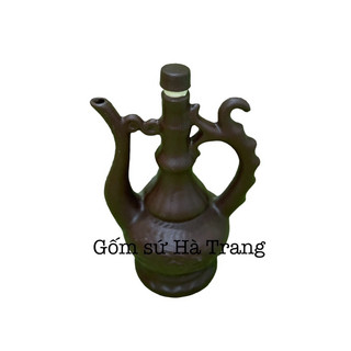 Nậm mỹ tửu gốm sứ Bát Tràng bình rót mỹ tửu