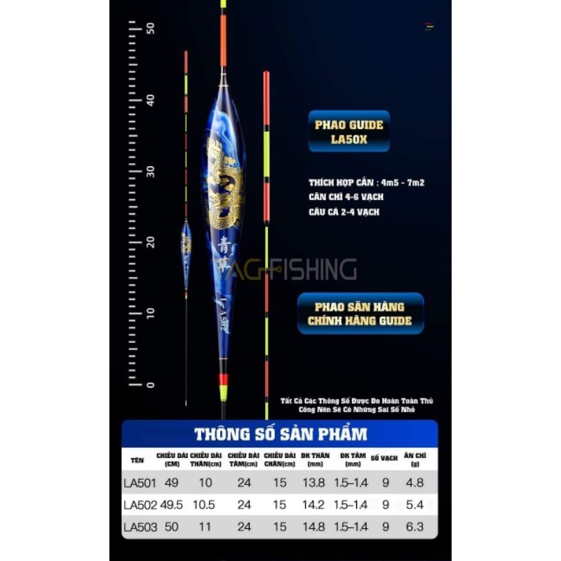 [ Sale 50%] Phao săn hàng Guide 4,8g