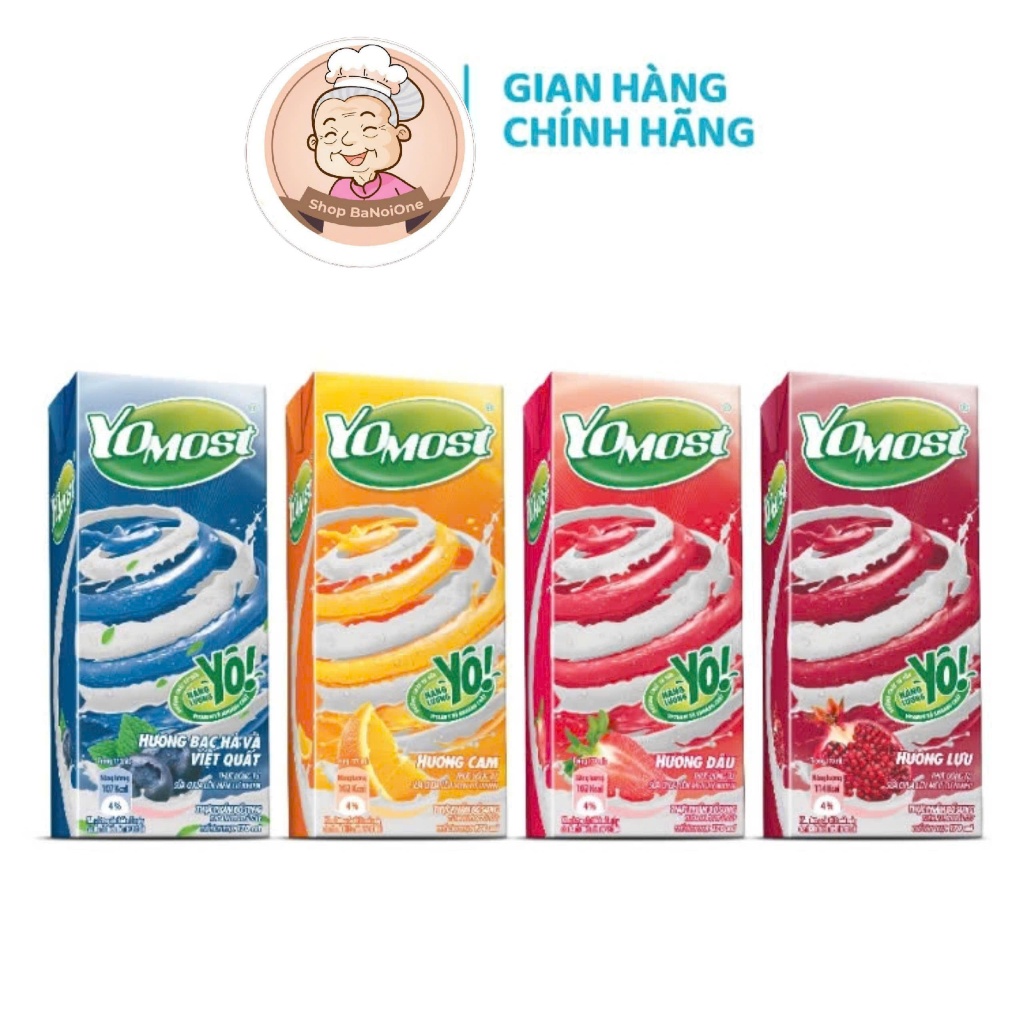 [Sale] Sữa chua lên men Yomost (Thùng 48 hộp x 190ml)