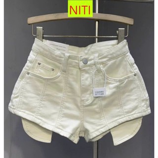 [SOMO1852] QUẦN SHORT JEANS ĐÙI NỮ LƯNG CAO 3 GÂN DỌC LỘ TÚI MÀU TRẮNG ĐEN LAI CUỐN SIÊU CÁ TÍNH MÁT MẺ CỰC HOT