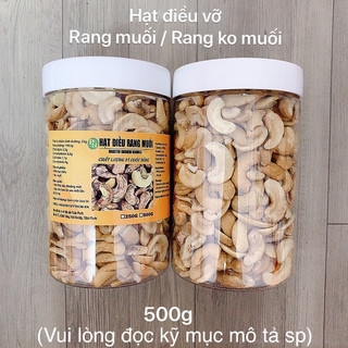 Hạt điều vỡ tách vỏ rang sẵn