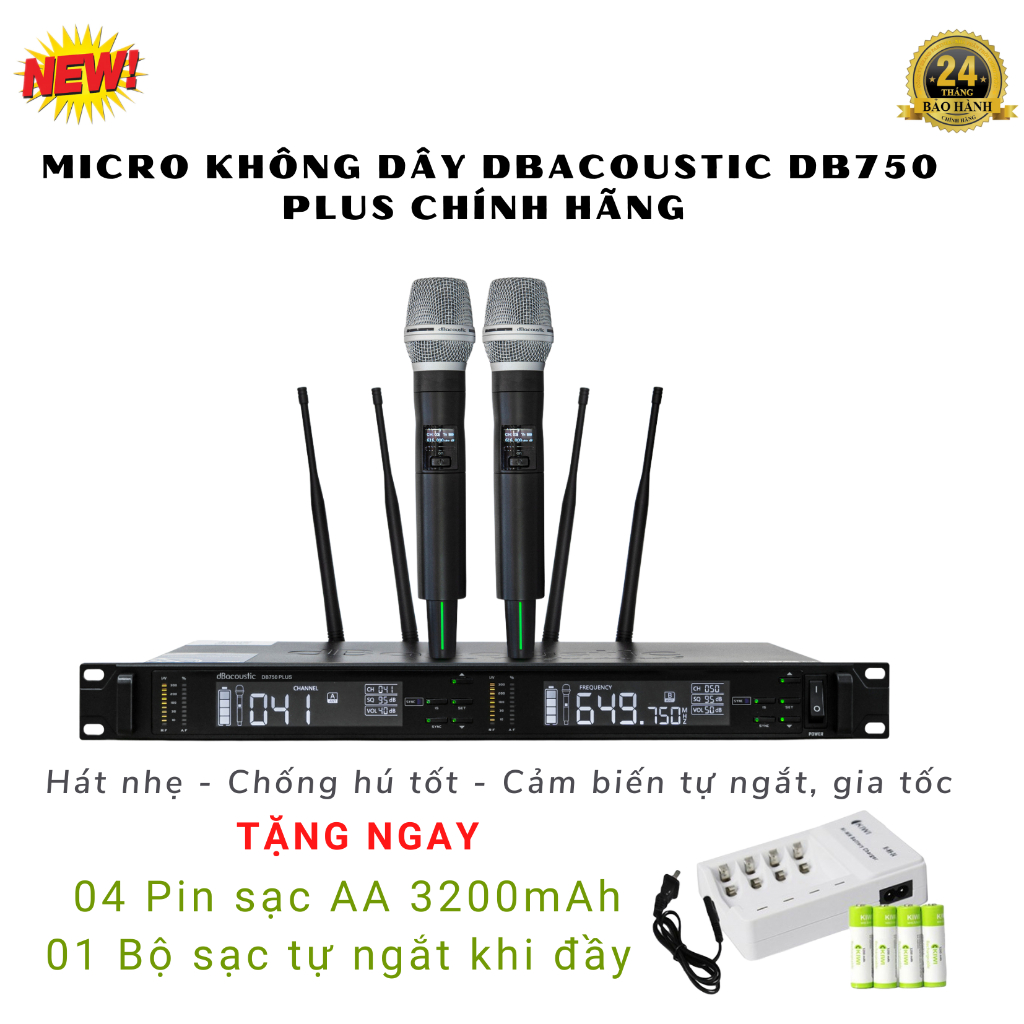 MICRO DBACOUSTIC 750 PLUS HÀNG CHÍNH HÃNG- DÀNH CHO SÂN KHẤU , SỰ KIỆN CHUYÊN NGHIỆP