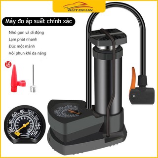 Xe bơm bơm hơi-Bơm Xe Máy, Xe Đạp, Ô Tô, Bong Bóng Đa Năng-Mang đầu van đa chức năng