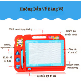 Bảng thông minh tự xoá cho bé phát triển tư duy sáng tạo