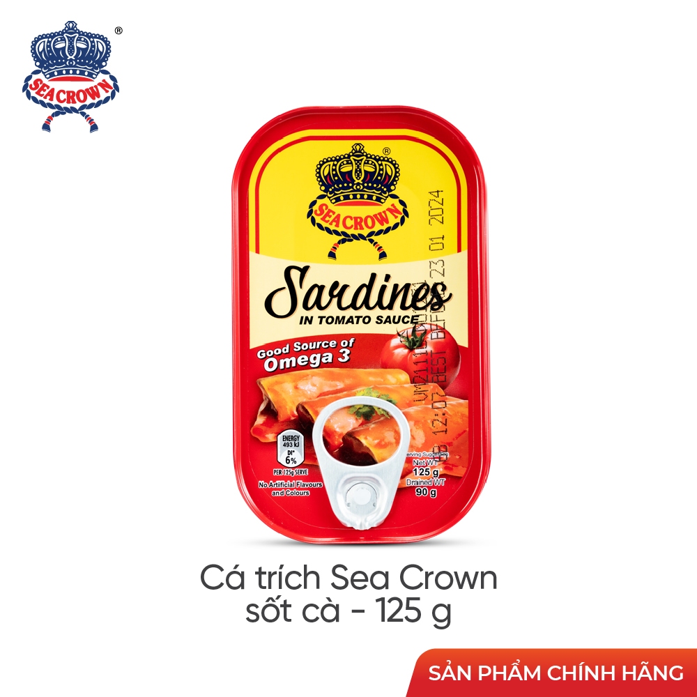 Cá Trích Sea Crown sốt cà 125g