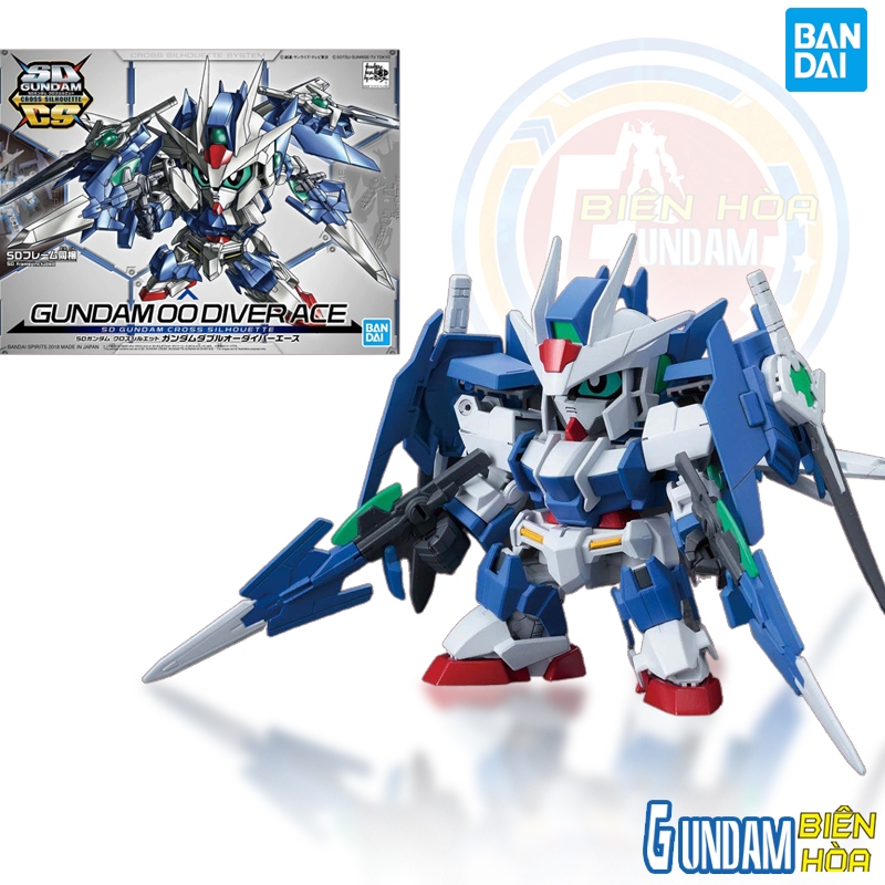 Mô hình lắp ráp  SD GUNDAM CROSS SILHOUETTE GUNDAM 00 DIVER ACE