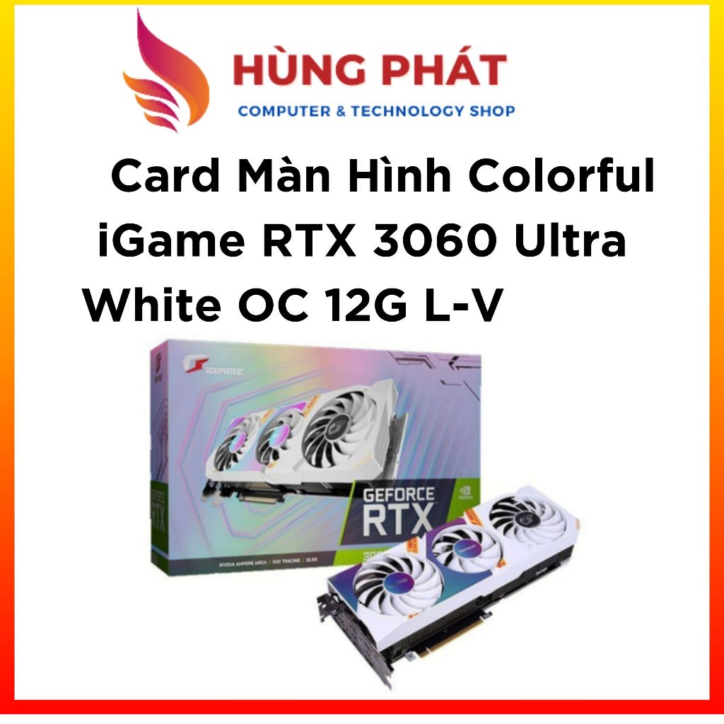 Card Màn Hình Colorful iGame RTX 3060 Ultra White OC 12G L-V