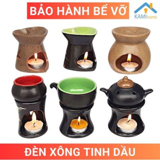 Đèn tinh dầu đốt Nến (Chọn Nhiều Mẫu) xông hương thơm phòng khử mùi đuổi muỗi mã 25004