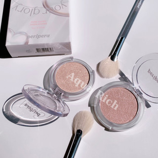 [Kèm Cọ] Phấn Bắt Sáng Ink Peripera Pure Glory Highlighter Set - 01 Day Glory - 02 Night Glory