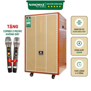 Loa Kéo Công Suất Lớn Nanomax SK-18G8 Bass 5 Tấc 50cm Công Suất 1200w Karaoke Bluetooth Siêu Công Nghệ 2022