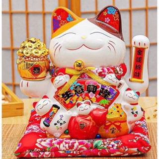 Mèo Thần Tài Vẫy Tay Gốm Sứ Cao Cấp Phong Thuỷ Tài Lộc ( giá gốc tại kho siêu rẻ )