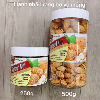 Hạnh nhân Mỹ rang bơ vỏ mỏng