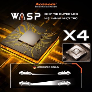 Bi Led Gầm Ô Tô Wasp Aozoom Fog Light 3.0 in CBAZ Chip TIR Super LED Mitsubishi Xforce Xpander
