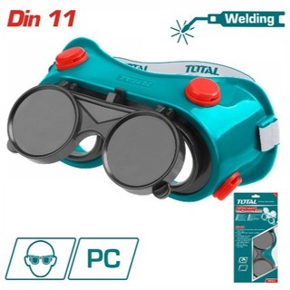 Kính hàn hai lớp trắng đen Total TSP303