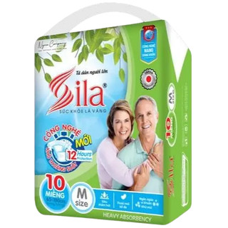  Tã Dán Người Lớn SILA Size M 10 Miếng  1 gói= 10 miếng  siêu mềm siêu thấm - Bỉm dán tã gười Già Nyna - Tả dán tả giấy 